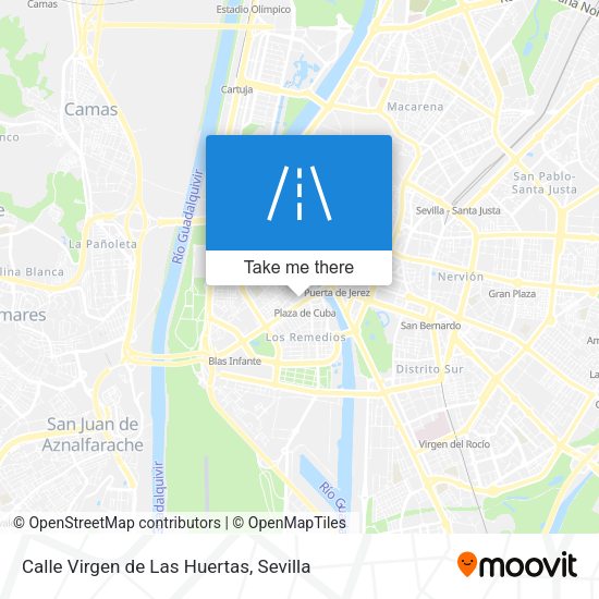 Calle Virgen de Las Huertas map