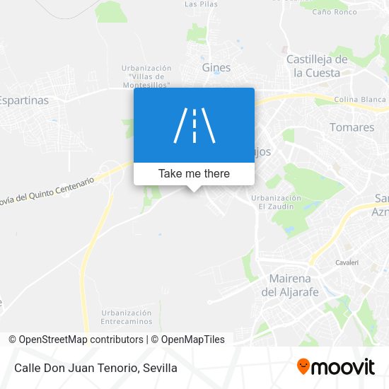 Calle Don Juan Tenorio map