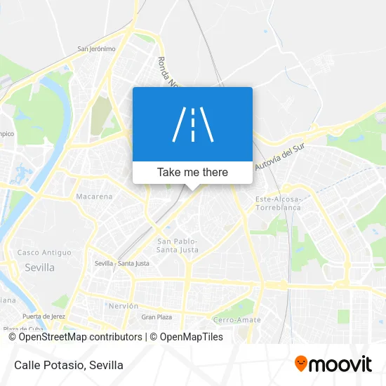 Calle Potasio map