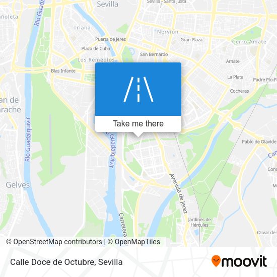 Calle Doce de Octubre map