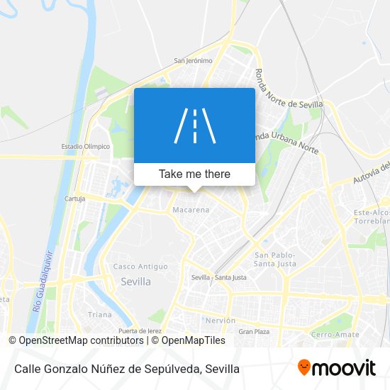 Calle Gonzalo Núñez de Sepúlveda map