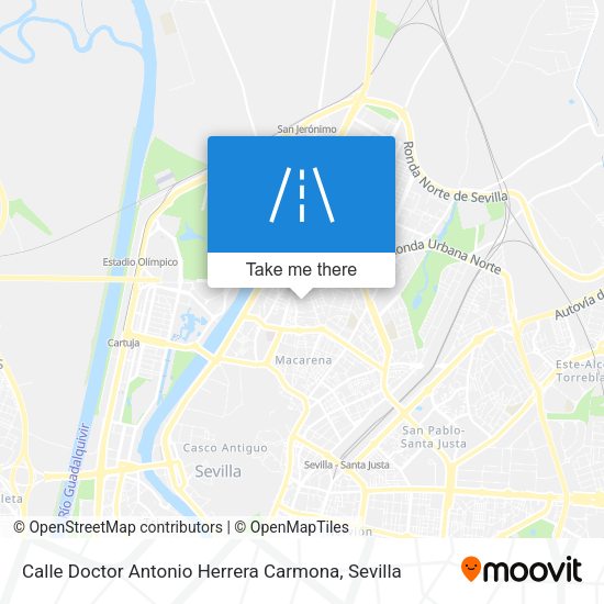 Calle Doctor Antonio Herrera Carmona map