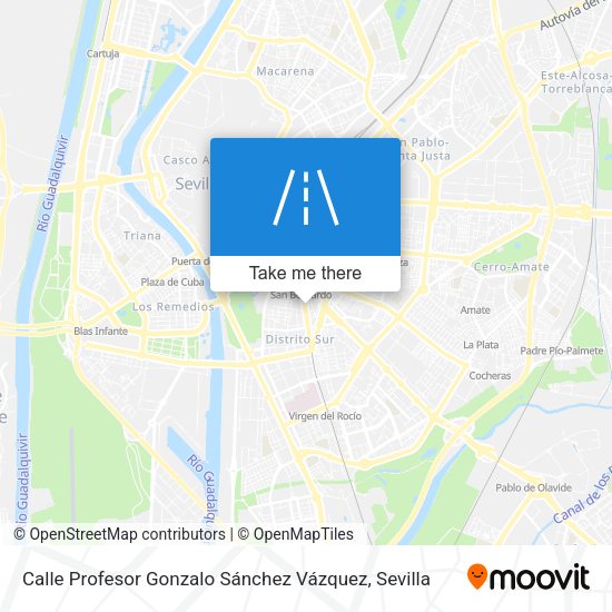 Calle Profesor Gonzalo Sánchez Vázquez map