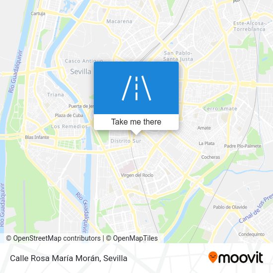 Calle Rosa María Morán map