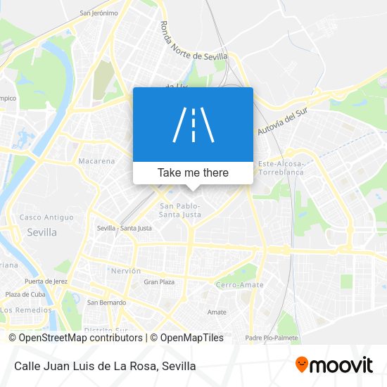 Calle Juan Luis de La Rosa map