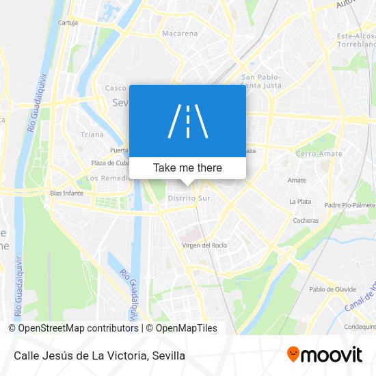 Calle Jesús de La Victoria map
