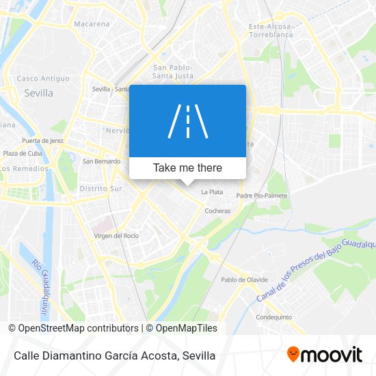 Calle Diamantino García Acosta map