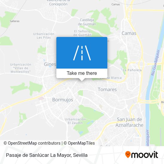 Pasaje de Sanlúcar La Mayor map