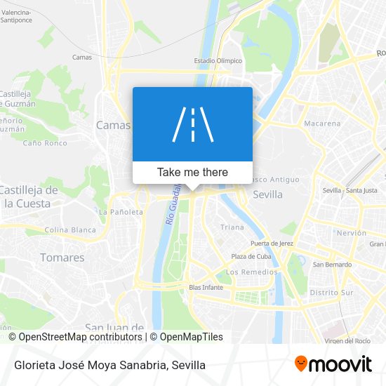 Glorieta José Moya Sanabria map