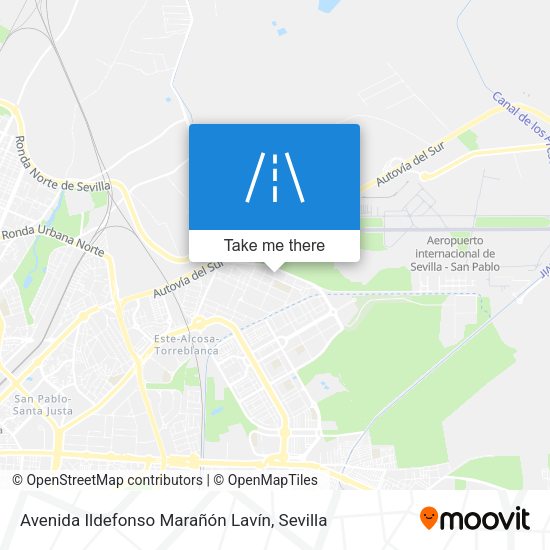 Avenida Ildefonso Marañón Lavín map