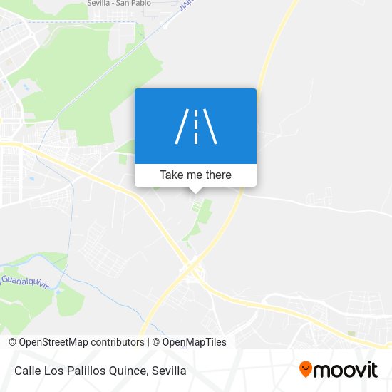 Calle Los Palillos Quince map