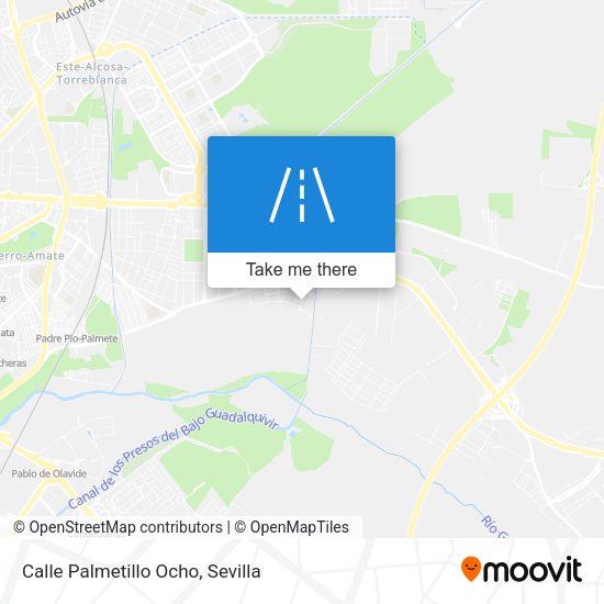 Calle Palmetillo Ocho map