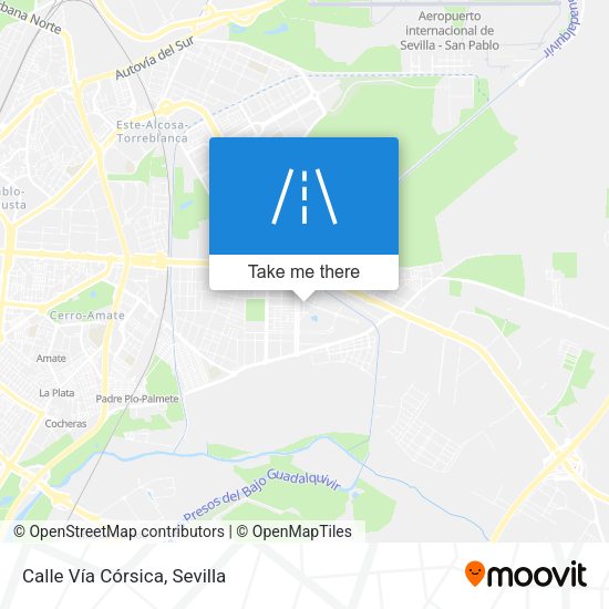 Calle Vía Córsica map