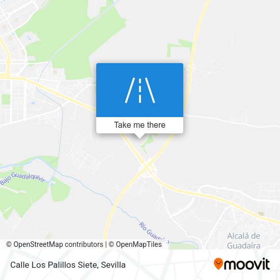 Calle Los Palillos Siete map