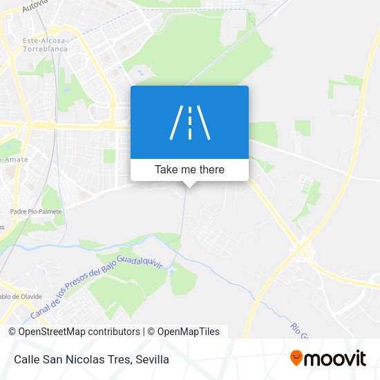 Calle San Nicolas Tres map