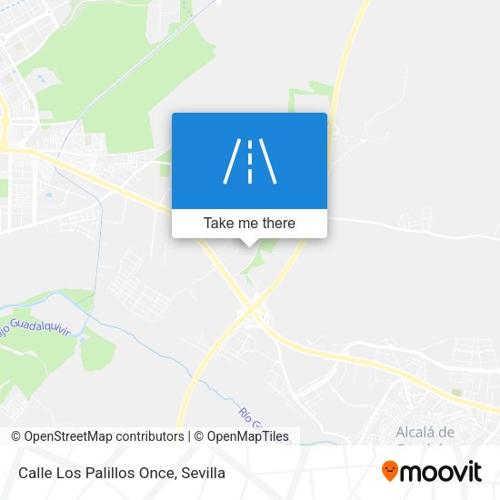 Calle Los Palillos Once map