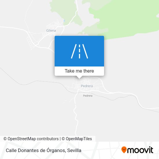 Calle Donantes de Órganos map