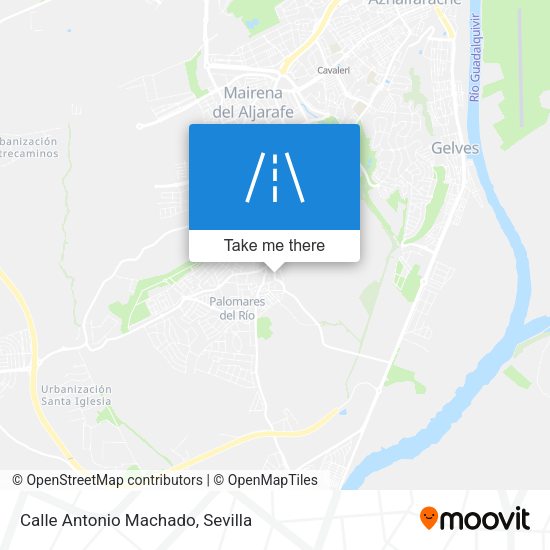 Calle Antonio Machado map