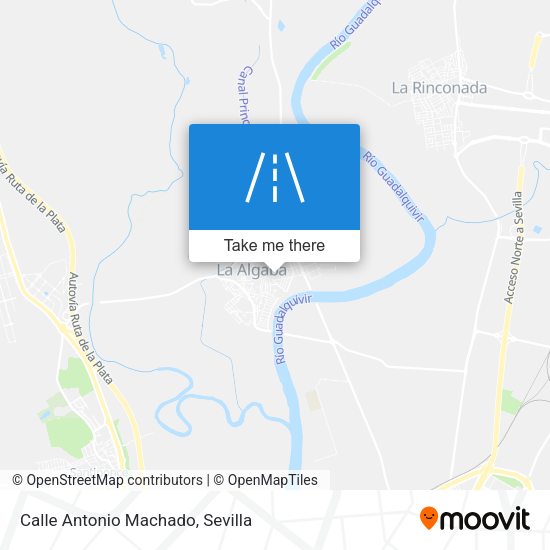Calle Antonio Machado map