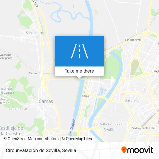 Circunvalación de Sevilla map