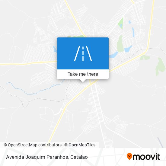 Mapa Avenida Joaquim Paranhos