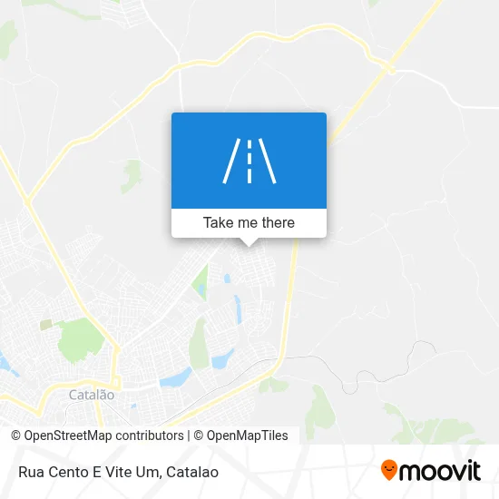 Rua Cento E Vite Um map