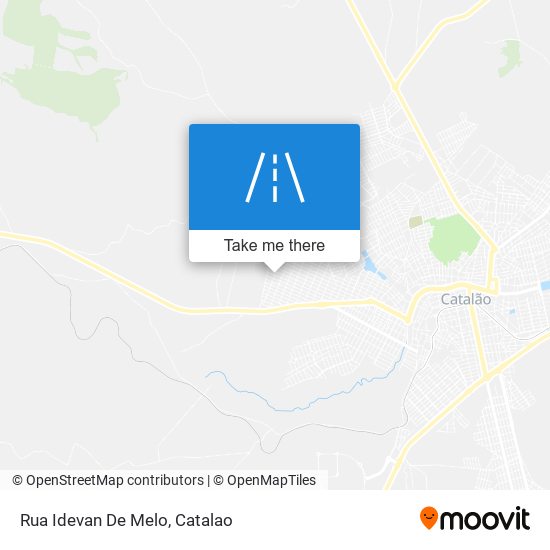 Mapa Rua Idevan De Melo