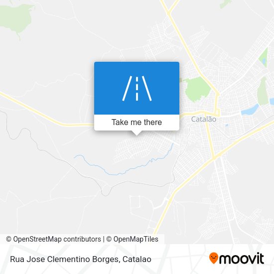 Rua Jose Clementino Borges map