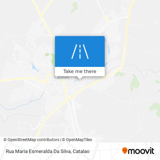 Mapa Rua Maria Esmeralda Da Silva