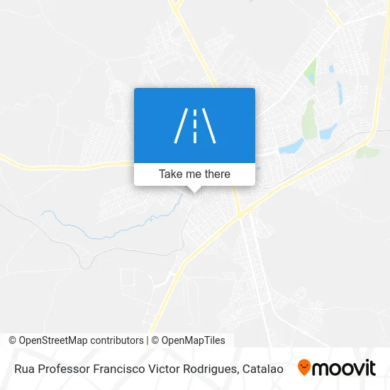 Rua Professor Francisco Victor Rodrigues map