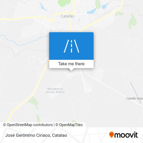 José Gerônimo Ciríaco map