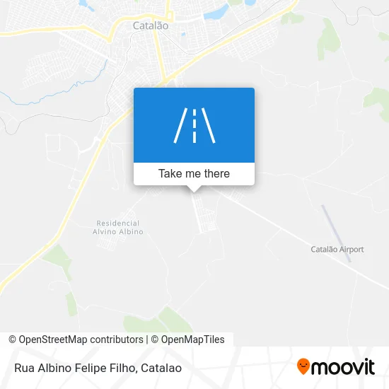 Rua Albino Felipe Filho map
