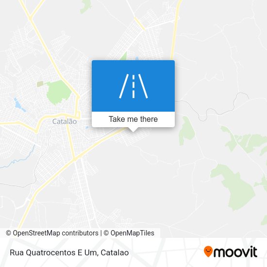 Rua Quatrocentos E Um map