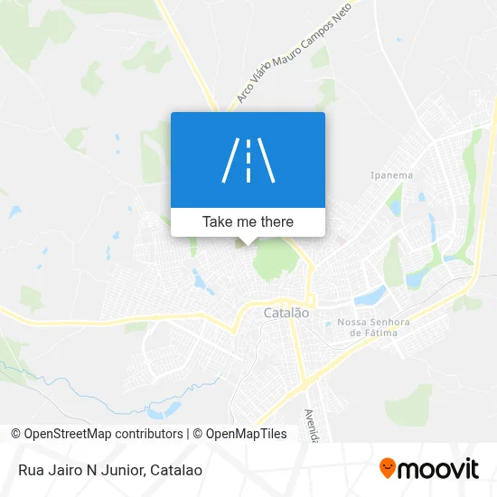 Rua Jairo N Junior map