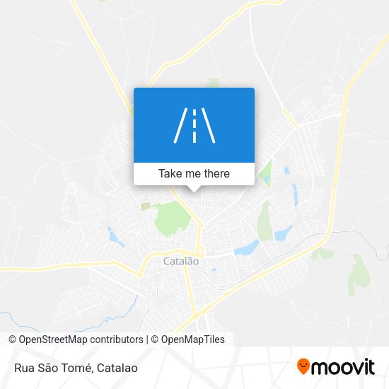 Rua São Tomé map