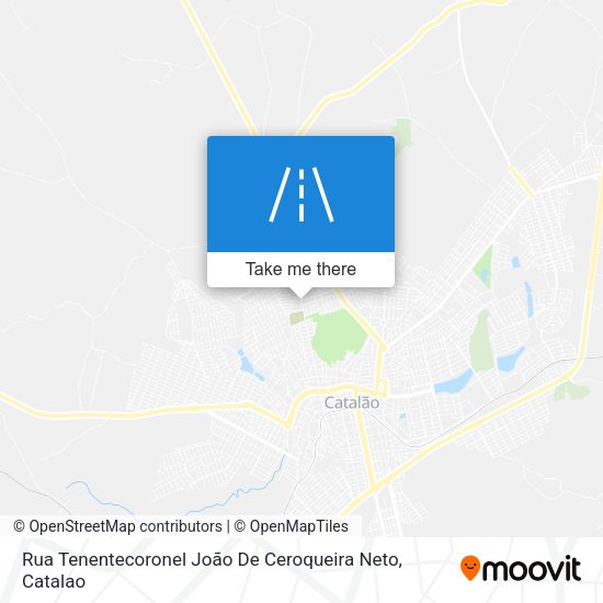 Rua Tenentecoronel João De Ceroqueira Neto map
