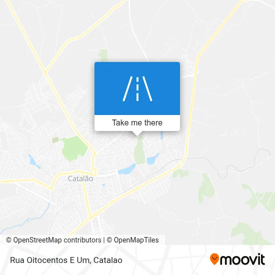Rua Oitocentos E Um map