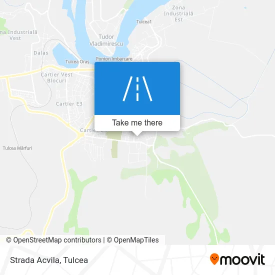 Strada Acvila map