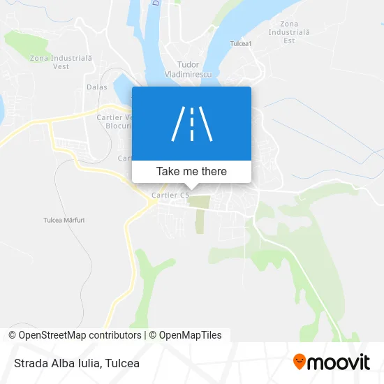 Strada Alba Iulia map