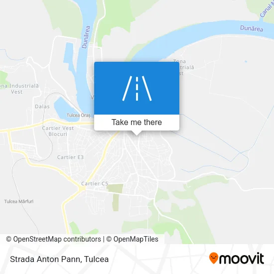 Strada Anton Pann map