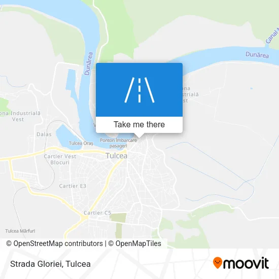 Strada Gloriei map