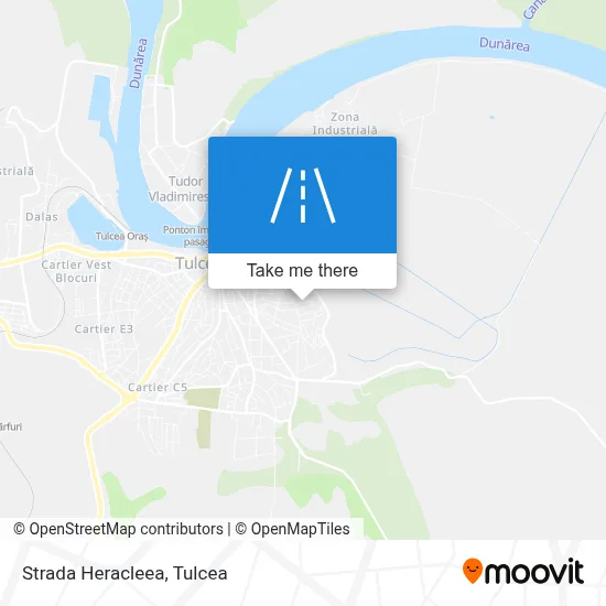 Strada Heracleea map