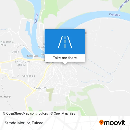 Strada Morilor map