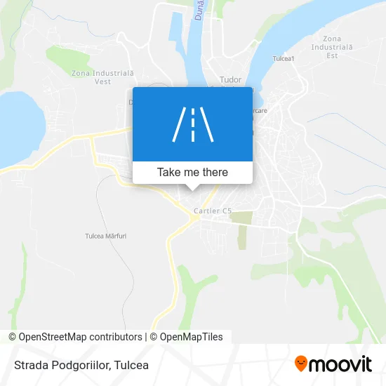 Strada Podgoriilor map