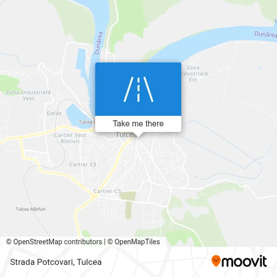 Strada Potcovari map