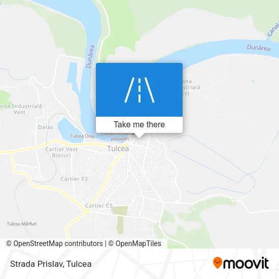 Strada Prislav map
