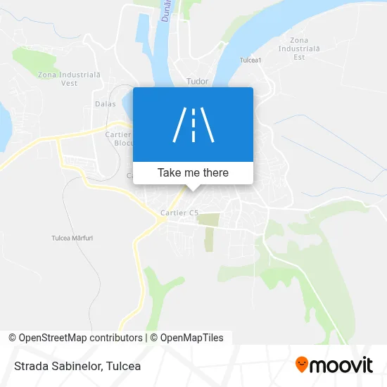 Strada Sabinelor map