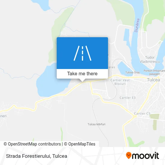 Strada Forestierului map