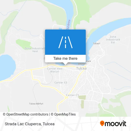 Strada Lac Ciuperca map