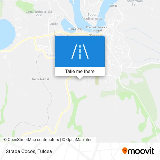 Strada Cocos map